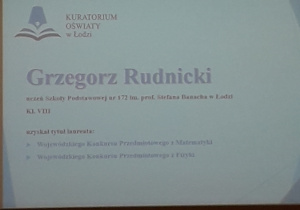 Uroczyste podsumowanie Wojewódzkich Konkursów Przedmiotowych w roku 2022/2023