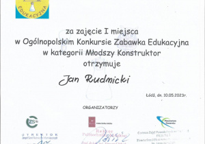 Finał ogólnopolskiego konkursu Zabawka Edukacyjna