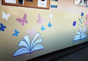 "Malowanie na szkolnej ścianie