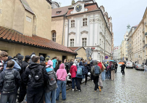 Wycieczka klas ósmych do Pragi.
