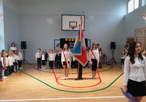 Ślubowanie klas pierwszych.