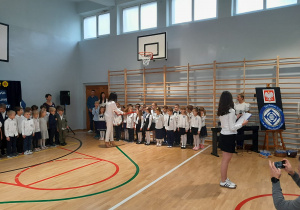 Ślubowanie klas pierwszych.