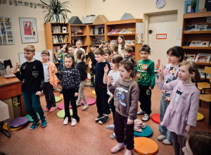 Pasowanie na Rycerzy Książek w naszej szkole