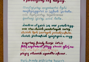 Konkurs kaligraficzny