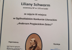Rozstrzygnięcie konkursu plastyczno-literackiego o Andersenie