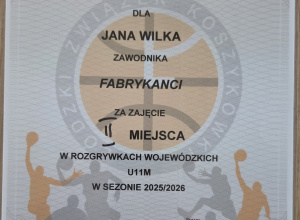 Sukces sportowy Janka z klasy 4c!