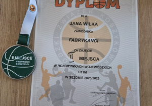 Sukces sportowy Janka z klasy 4c!